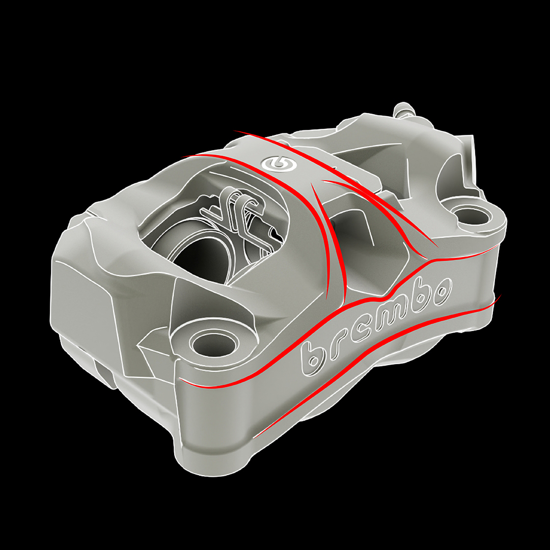 Stylema | Calipers prime for bike | Brembo